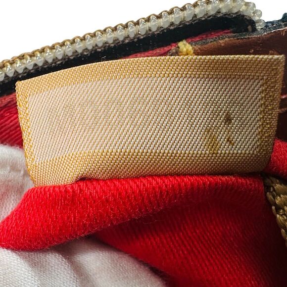 Dooney & Bourke Navy Blue Nylon Crossbody Pouchette - 6.25" x 2.5" x 8.5" - Picture 7 of 11